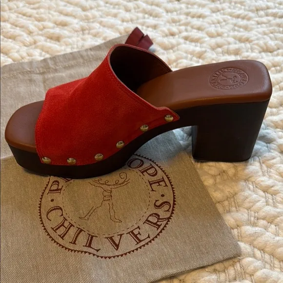NWT! Penelope Chilvers Arusha Suede Muel