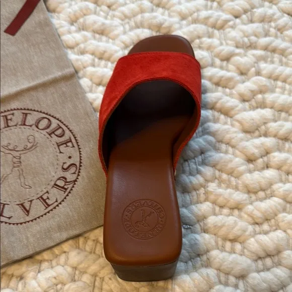 NWT! Penelope Chilvers Arusha Suede Muel