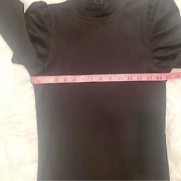 NWT  Rebecca  Minkoff  ‘Darcy’ Turtleneck  Dress  in Black Size XS