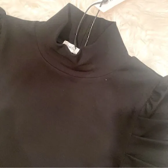 NWT  Rebecca  Minkoff  ‘Darcy’ Turtleneck  Dress  in Black Size XS
