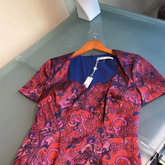 NWT Trina Turk  Multicolored Leigh Dress Retail $398 Size 4