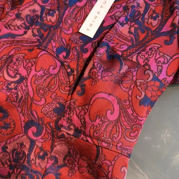 NWT Trina Turk  Multicolored Leigh Dress Retail $398 Size 4