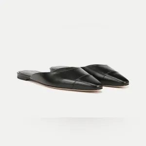 NWT Veronica Beard Carlotta Leather Mules