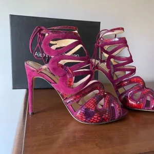 NWT Alexandre Birman Sandalia Salto Alto Heels