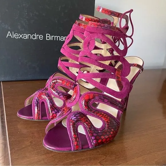 NWT Alexandre Birman Sandalia Salto Alto Heels