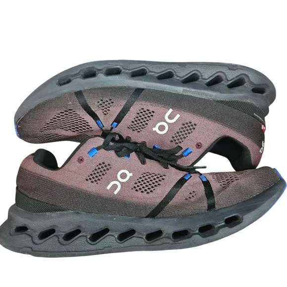 On Cloud Mens Cloud Surfer Black/Cobalt 3MD10421509 Running Shoes Size 14