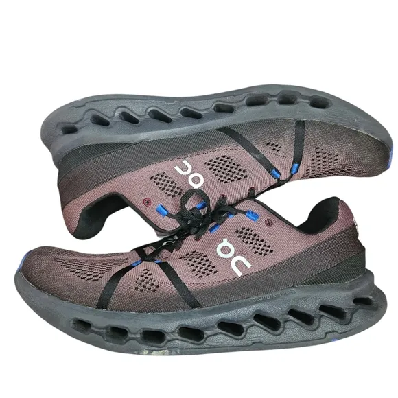 On Cloud Mens Cloud Surfer Black/Cobalt 3MD10421509 Running Shoes Size 14