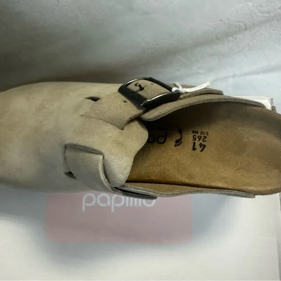 Papillo backless wedge clogs.