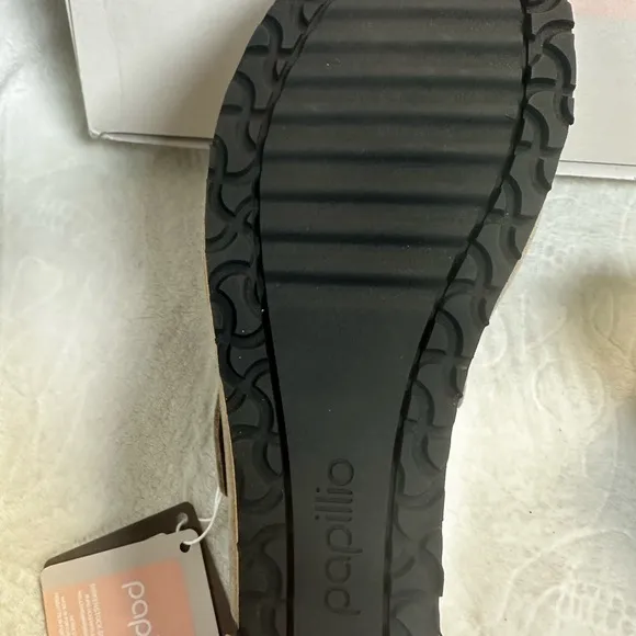 Papillo backless wedge clogs.