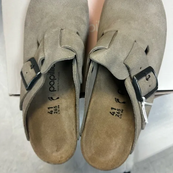 Papillo backless wedge clogs.