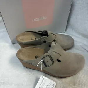 Papillo backless wedge clogs.