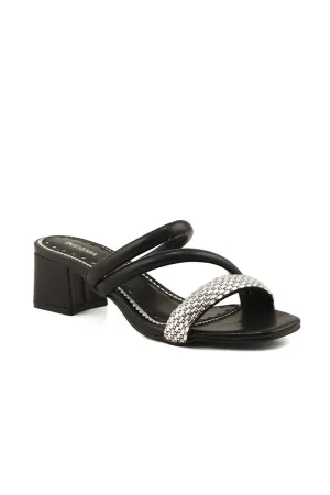 Party Wear Slip On I29240-Black