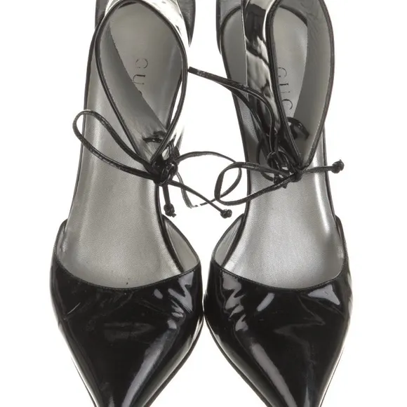 Patent leather Gucci D’Orsay pumps 6.5