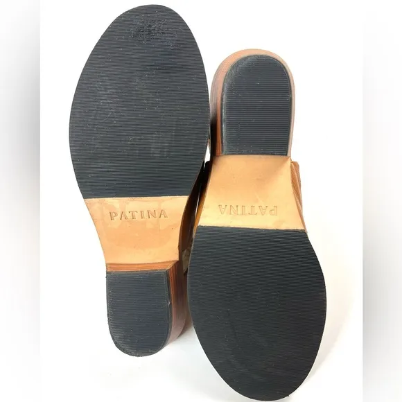 Patina by Portland Leather Tab Slingback Mules