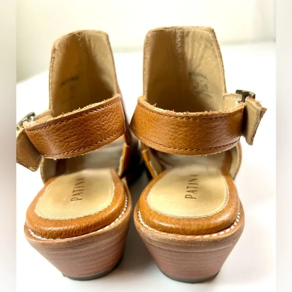 Patina by Portland Leather Tab Slingback Mules