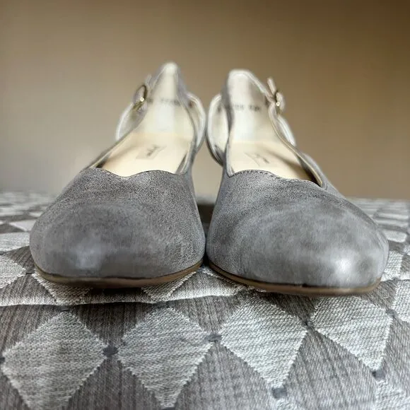 Paul Green Metallic Leather Pointed Toe Heels Women’s Size UK 4.5 US 6.5 - 7