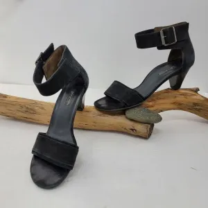 Paul Green strappy black leather heels