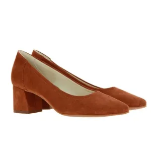 Paul Green Suede Yvette Pointed Toe Pumps in SAMTZIEGE TOFFEE Heels S-288 Sz 7