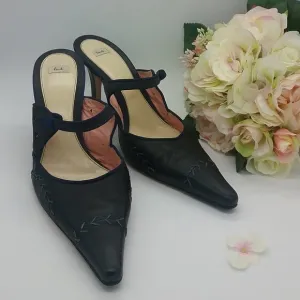 Paul Smith Blue Pointed Toe Mules
