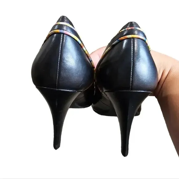 Paul Smith Leather Open Toe Heels Size 36