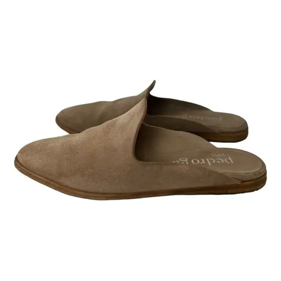 Pedro Garcia Womens Size 36 US 5 Suede Slip On Mules