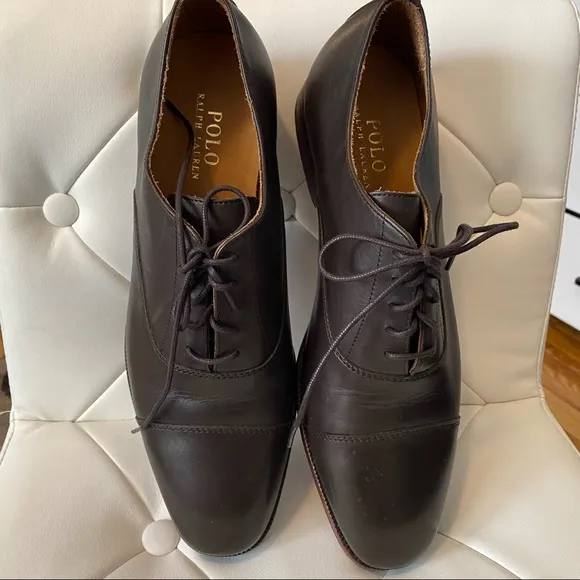 Polo Ralph Lauren dark brown Alesky Calfskin Oxford