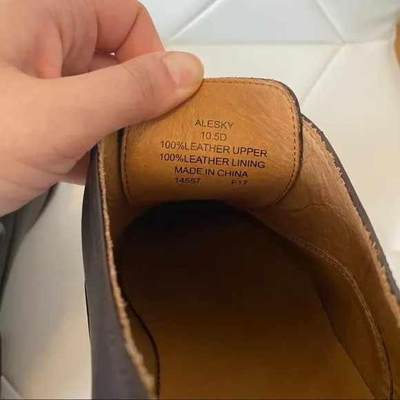 Polo Ralph Lauren dark brown Alesky Calfskin Oxford