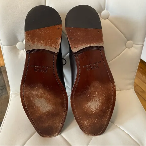 Polo Ralph Lauren dark brown Alesky Calfskin Oxford