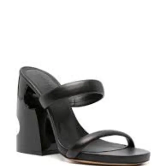 Pop Meteor leather mules. Off-White c/o Virgil Abloh. Size 39. New with box