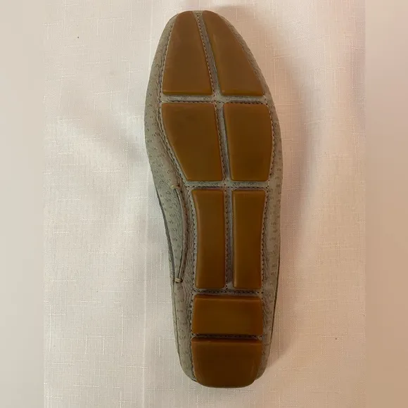 Prada Women's Animal Print Gray Suede Mules Slides Flats Size EU 38 US 8