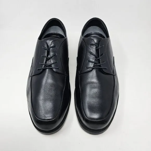 Propet Executive Walker Leather Dress Shoes Mens Size 14 M1207 Black Oxfords