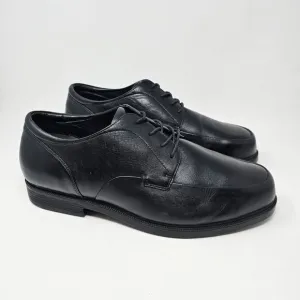 Propet Executive Walker Leather Dress Shoes Mens Size 14 M1207 Black Oxfords