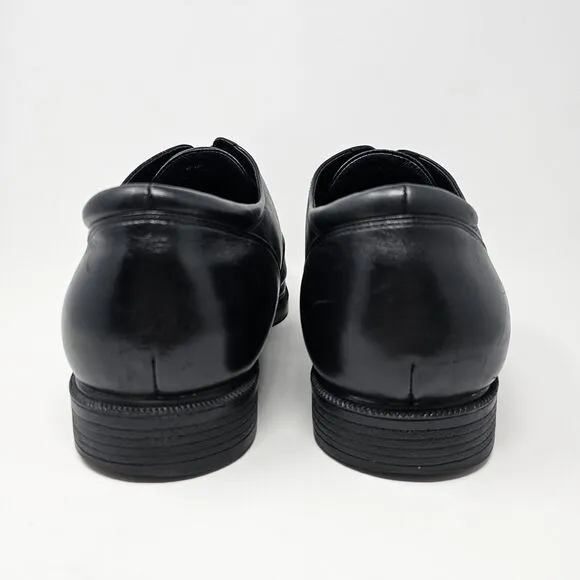 Propet Executive Walker Leather Dress Shoes Mens Size 14 M1207 Black Oxfords