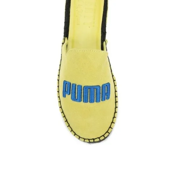 Puma X Fenty by Rhianna Embroidered Espadrilles Sulphur Spring Blue/black SZ 7.5