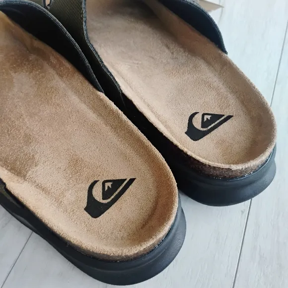 QUIKSILVER NEW Embark Double Strap Deck Sandals Slip-on