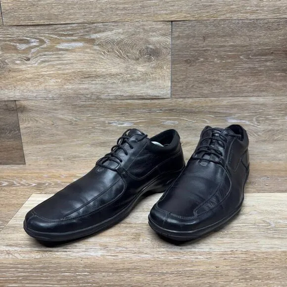 Quirelli Black Leather Oxfords Men's Size 11