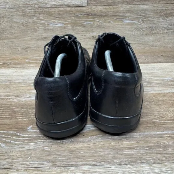 Quirelli Black Leather Oxfords Men's Size 11