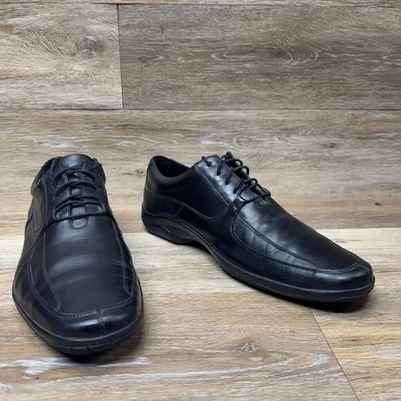 Quirelli Black Leather Oxfords Men's Size 11