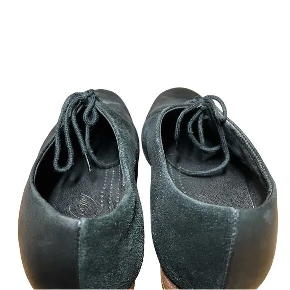 Rachel Comey Black Partial Suede Leather Oxfords - 6.5