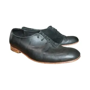 Rachel Comey Black Partial Suede Leather Oxfords - 6.5