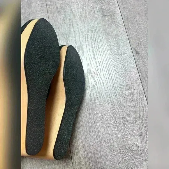 Rachel COMEY Warren Black Suede Platform Mules Size 9 $475