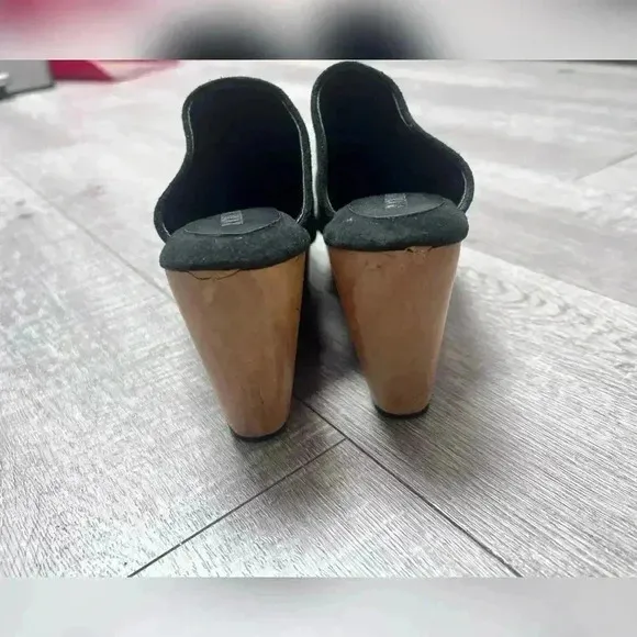 Rachel COMEY Warren Black Suede Platform Mules Size 9 $475