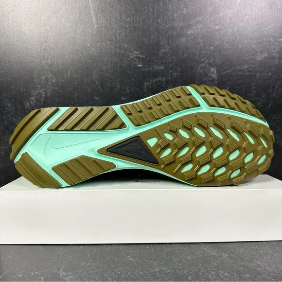 REACT PEGASUS TRAIL 4 GORE TEX SPRING GREEN OLIVE FLAK MINT FOAM BLACK RUNNING