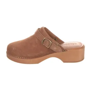 RE/DONE Suede Brown Tan Mules | 6