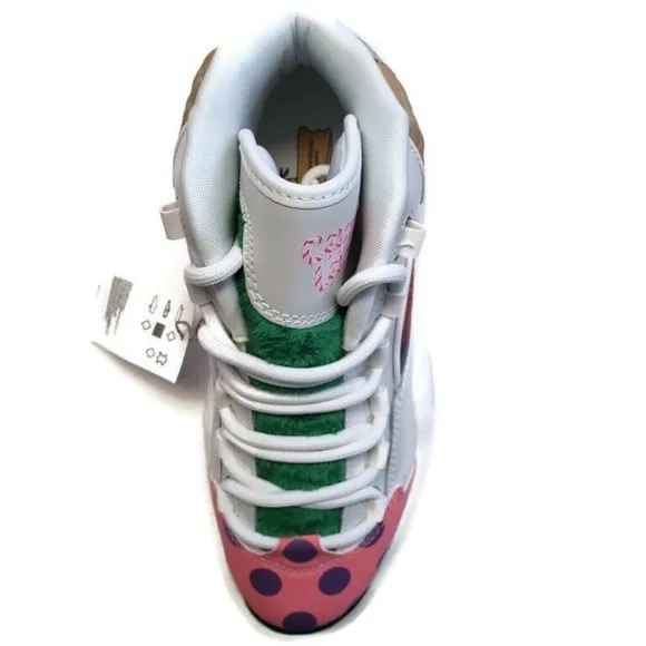 Reebok Question Mid Candy Land x Hasbro Iverson Rainbow Trail Size 4 GZ0081