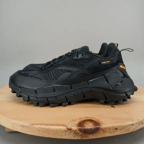 Reebok Zig Kinetica 2.5 Edge Mens Size 9.5 Shoes Black Cordura Hiking Trail NEW