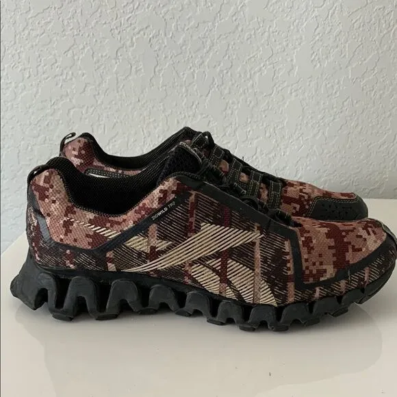 Reebok ZigTeach ZigWild TR2 Camouflage Trail Running Shoes Size 11