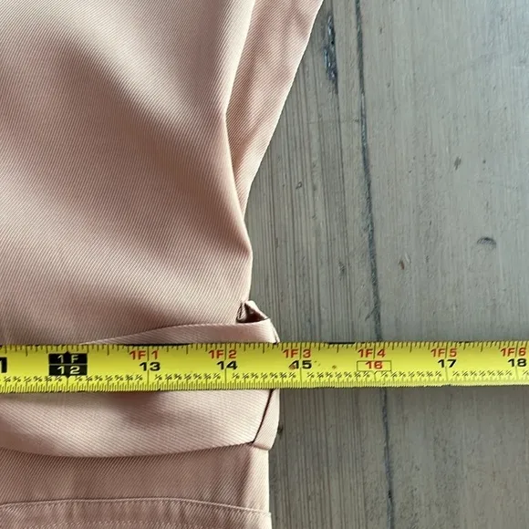 Reiss Cassia Nude Ladder Trim Detail Flippy Mini Dress Size 8