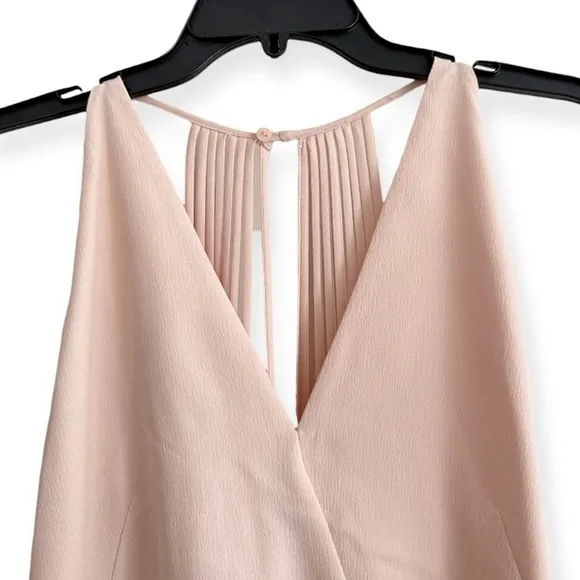 Reiss Pink Talin Strappy Back Midi Dress Size UK14/US10 NWT Flaw (Read)