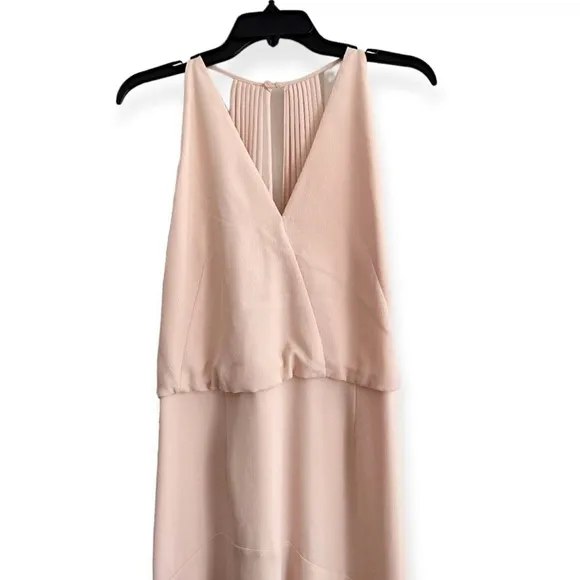 Reiss Pink Talin Strappy Back Midi Dress Size UK14/US10 NWT Flaw (Read)